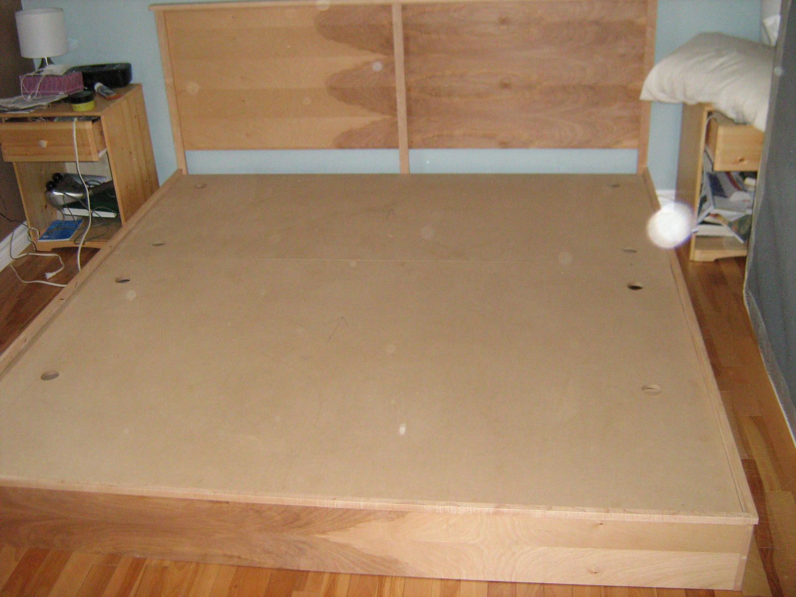 Easy & Cheap DIY Hardwood King Platform Bed Plans